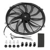 JDMSPEED New Universal Slim 16" Inch 12V Pull 1500 CFM