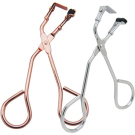 2 Piezas Rizador de Pestañas de Metal Pinza Manual Cómoda No Pellizca ni Tira, Portátil y Resistente al Desgaste, Accesorio Maquillaje