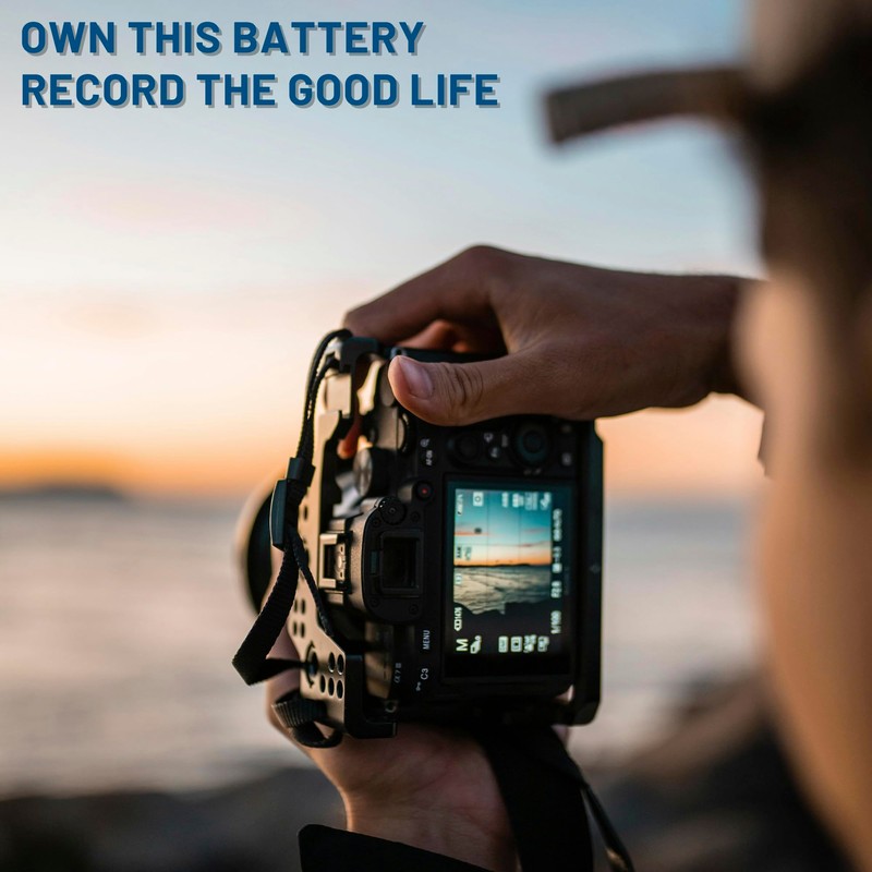 2-Pack LP-E12 Batteries with USB Dual Battery Charger for Canon