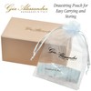 Gia Alessandra GA248 - Pasadores de pelo de color blanco