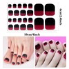 WOKOTO 20 Sheets 440 Pcs Toe Nail Stickers for Toes
