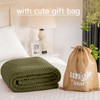 Super Soft 300GSM Green Twin Blanket for Couch, Couch Sofa