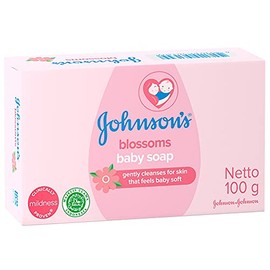 Johnson & Johnson Baby Lotion bar Soap Blossoms 100 G/ 3.52 Ounce (Pack of 12)