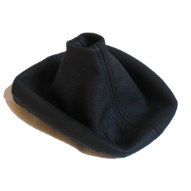 TK - 114 Shift Boot Lever Cuff Real Leather Black
