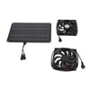 Solar Panel Fan Kit 15W 12V Exhaust Fan with 4.9ft