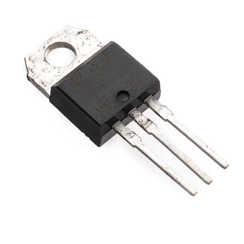 Bridgold 10pcs BTA24-600B BTA24 Medium Current Triac thyristor,Gate Trigger 24A