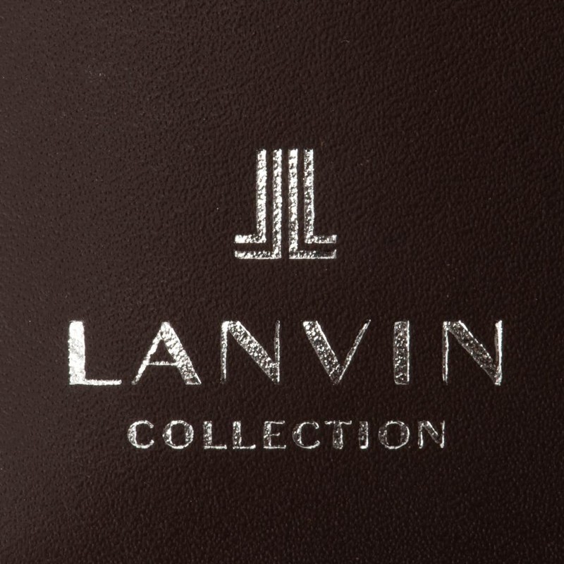 Lanvin Collection COULEUR DU VIN Bi-Fold Wallet, Black, One size