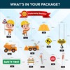 Decorably 81 Pcs Cutouts Construction Bulletin Board Decorations Set with
