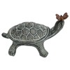Turtle Butterfly Garden Statue Resin Fade Proof Weather Resistant Curious