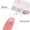 Ipetboom Irregular Glitter Nail Sequins for DIY Nail Art Decoration