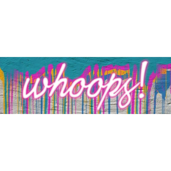 Posterazzi PDXMPPL084ASMALL Whoops Graffiti 1 Marcus Prime Poster Print, 24
