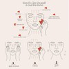 Ditind Gua Sha, Guasha Tool for Face, Natural Jade Stone