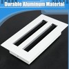 BJADE'S Linear Slot Diffuser,6''x6'' Air Vent Grille,3 Slot HVAC Standard