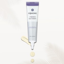 CQMONG Intensive Eye Cream 1.01 fl oz for hydrating, wrinkles, elastic skin, dark circles, puffiness, fine lines, eye bags under eyes | Hyaluronic Acid, Collagen, Peptide | Korean skincare
