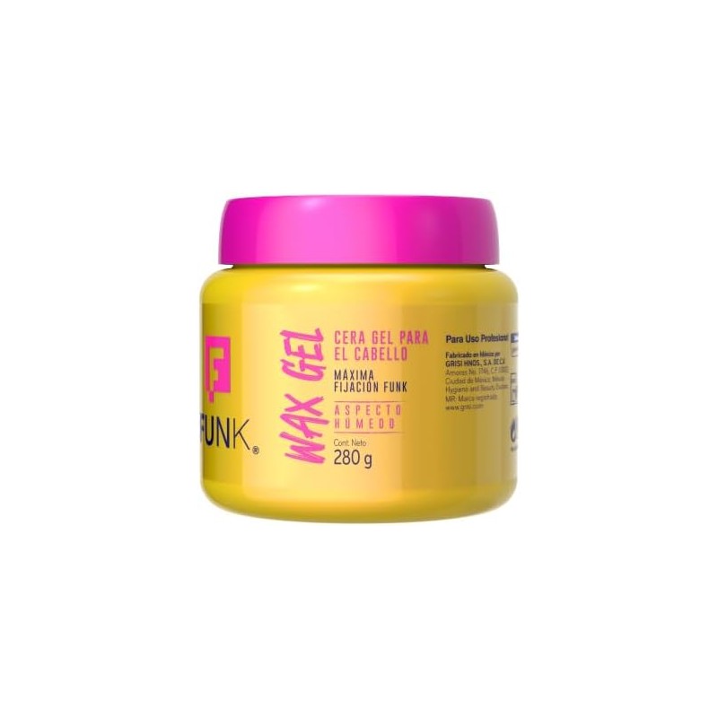 Funk, Cera Gel para cabello Moldea y estiliza, 280 g