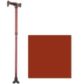 NOVA Medical Products Folding Cane, Walking Cane with Quad Tip, Foldable & Adjustable Travel Cane, Bronze, 1 Pound (QT3010BR)