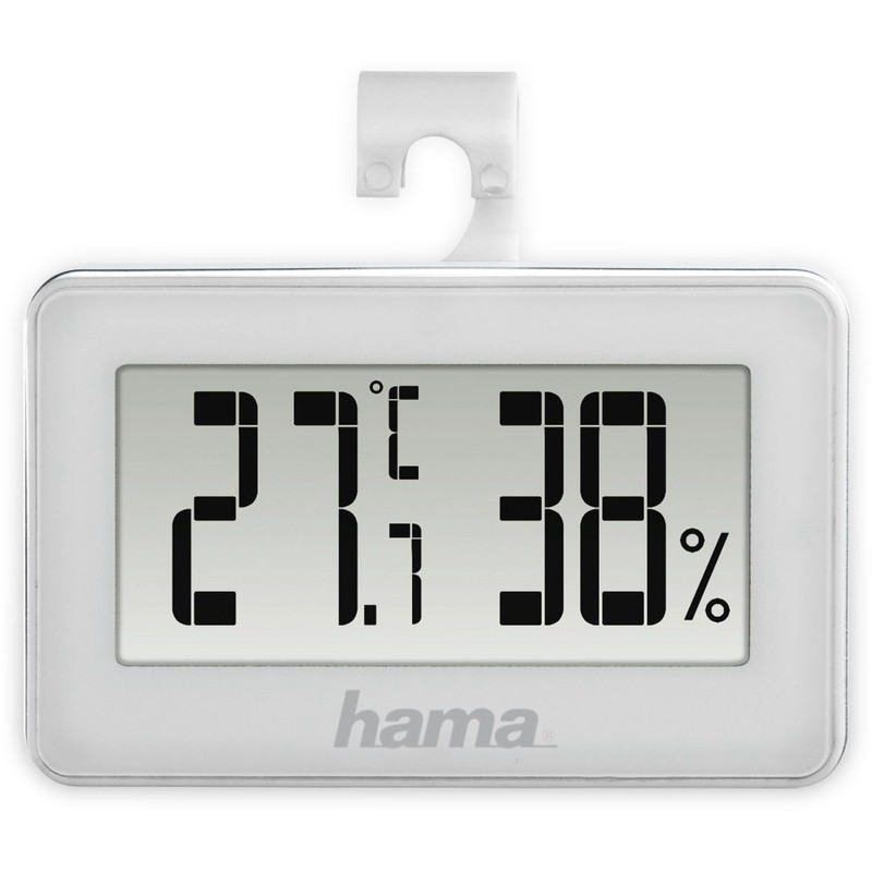 Hama 2-in-1 Digital Thermometer and Hygrometer Inside with Magnet (Mini