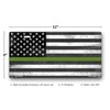 Thin Green Line American Flag License Plate