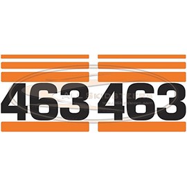 463 Decal Sticker Set for Bobcat® Skid Steers | Replaces OEM # 6733367