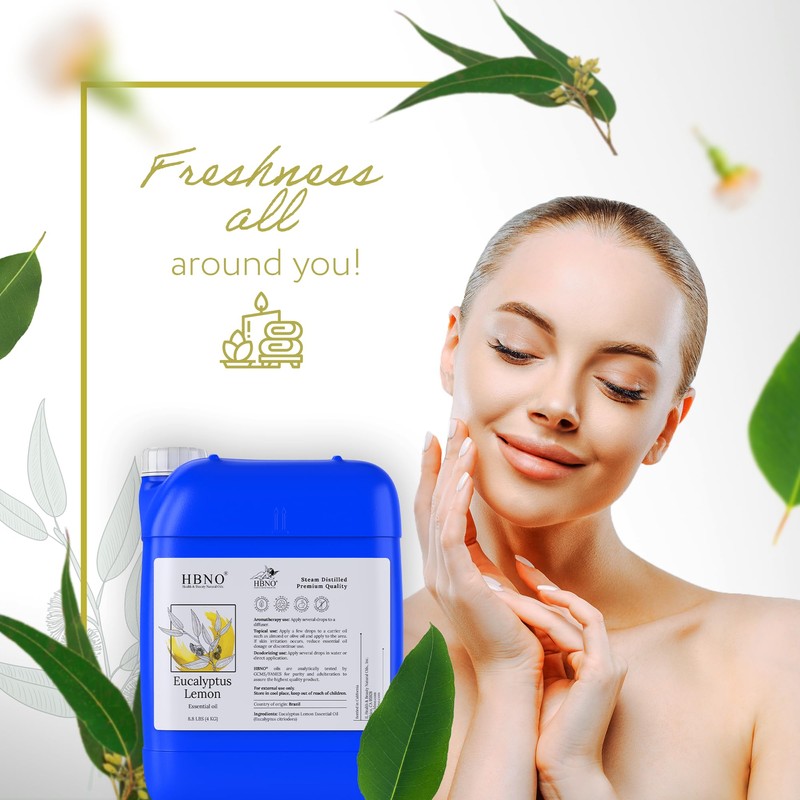 HBNO Lemon Eucalyptus Essential Oil - 8.8 lbs (4kg) -