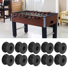 Cyrank Foosball Bearings, 10 Set Table Foosball Bushings Plastic Lightweight Foosball Table Replacement Parts Table Soccer Game Bearing