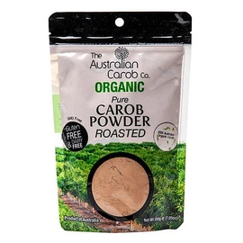 The Australian Carob Co Organic Pure Carob Powder Roasted 200g
