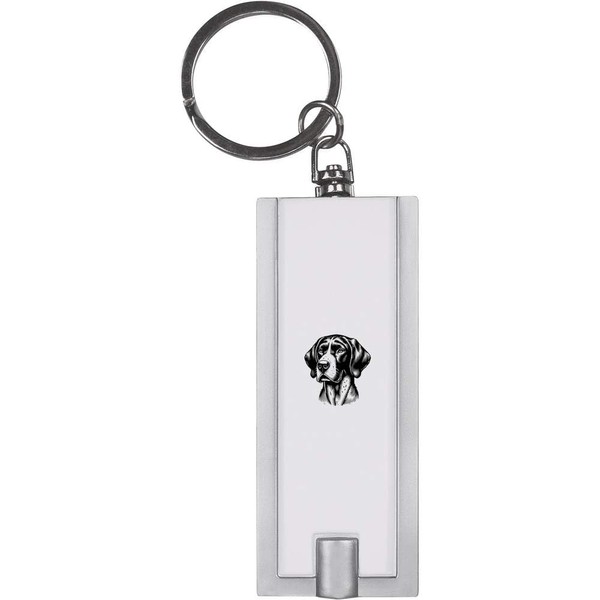 Azeeda 'German Shorthaired Pointer' Keyring LED Torch (KT00038199)