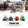 Pull Back City Cars Alloy Cartoon Q Version Sanitation Truck