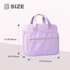 Prokva 3 Ring Zipper Binder 2 Inch, Accordion File Organizer