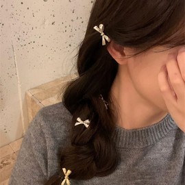 Small Hair Clips Silver Bow Knot Hair Clip for Women Bow Hair Clips Hairpins Small Hairpins Cute Hair Clips for Hair Gold Bow Hair Clips Mini Hair Clips Cute Bow Clips Fashion Hair Accessories 10PCS