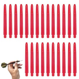 SSyang 100Pcs Dart Shafts,48MM Plastic Dart Shafts Nylon Dart Stems 2BA Darts Stems for Indoor Dart Games Professional Dart Accessories(Red)