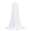 vidaXL Mosquito Net Bed Canopy Mesh Tent - White Polyester,