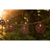 Litex Industries: 8.8-ft Plug-in Bronze Outdoor Star String Light with