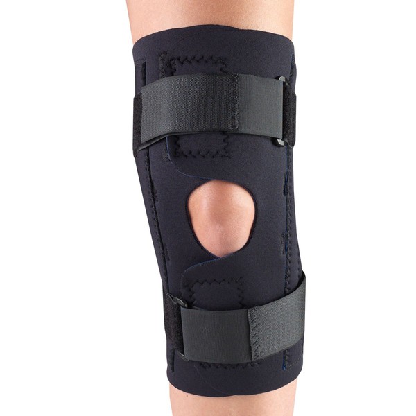 OTC Knee Stabilizer Wrap, Spiral Stays, Neoprene, Black, 3X-Large