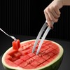 Watermelon Cube Cutter Multipurpose Sharp Ergonomic Grip 304 Stainless Steel