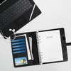 Skycase 6 Holes Binder Notebook A5, PU Leather Loose Leaf