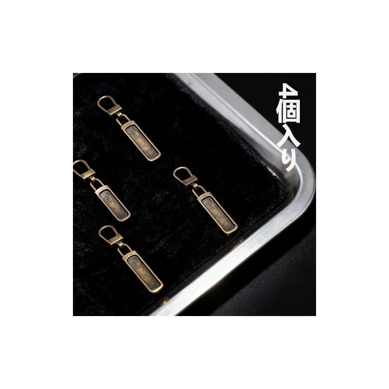 BRIIKPP Pulls Replacement Zipper Pulls Removable Metal Zipper Pulls for