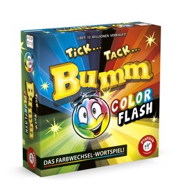 Piatnik 6691 Color Flash: 30 Years Tick Tack Bumm-Here in This Edition with a Colour-Changing and Ticking Bomb, White