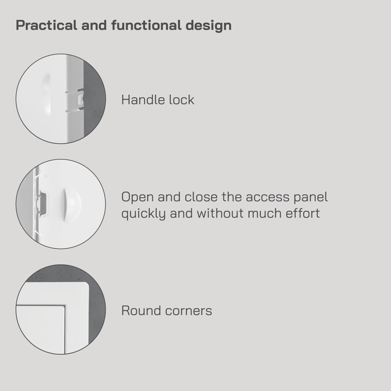 Vent Systems 6" x 6" Inch Metal Access Panel -