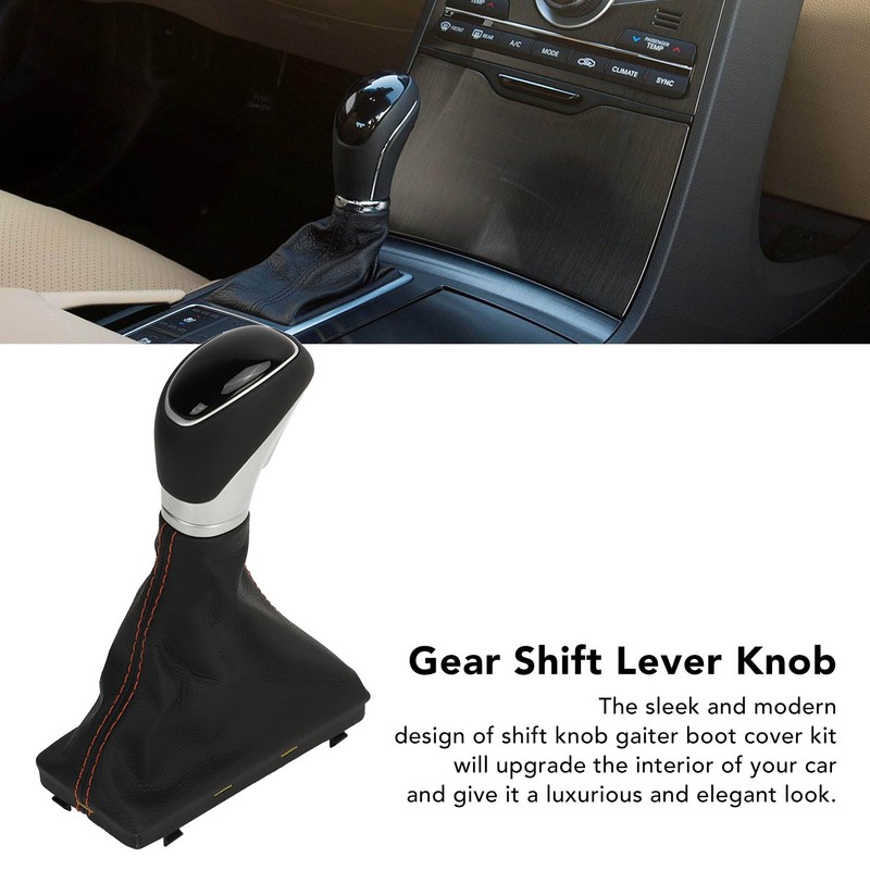 AT Gear Shift Knob with Boot Cover Comfortable Grip Smooth