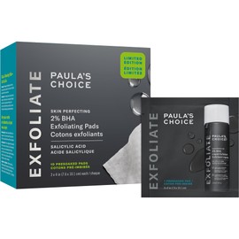 Paula's Choice SKIN PERFECTING 2% BHA Liquid Salicylic Acid Exfoliant-Facial Exfoliant for Enlarged Pores, Wrinkles & Fine Lines and Suitable for Blackhead-Prone Skin, 10 ct