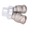 Air Hose Splitter 2 Way Carbon Steel Automatic Pneumatic Quick
