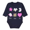 TupTam Baby Bodysuit with Long Sleeve pack of 5, Girl