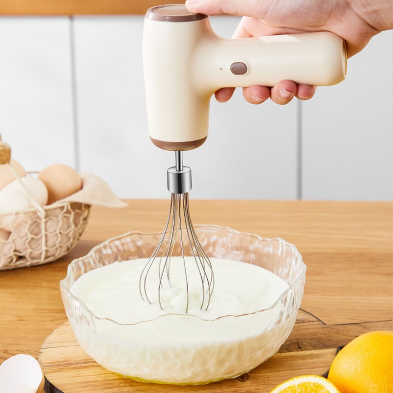 Electric Garlic Chopper Egg Beater Cordless Handheld Food Processor USB