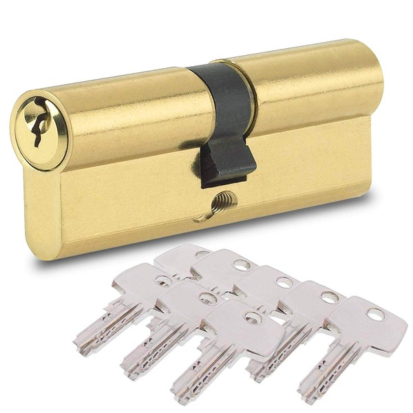 BETOY Lock Cylinder with 8 Security Keys, Profile Cylinder Door
