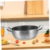 GRIRIW Stainless Steel Non Stick Cooking Pot Versatile Hot Pot
