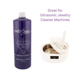 That's Amazing Jewelry & More Cleaner,Sparkling Gold, Pearls, You Gotta See It to Believe It 32 Ounce (Screw Cap Refill) Sold at Home Shows and Fairs Nationwide Purple Cleaner by Jewelrycleaner.com