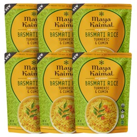 Maya Kaimal Foods - Organic Indian Everyday Rice - Turmeric and Cumin Surekha - 10oz - Pack of 6