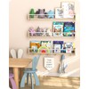 Nursery Book Shelves 34 inchs, Floating Book Shelves for Wall