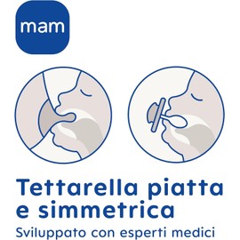 MAM Original Schnuller Größe 16+ Monate, Naturkautschuksauger, bio-rund, mit Schnullerhülle, neutral